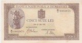 ROMANIA 500 LEI 1943 aXF