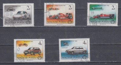 A12 S4 6 - Timbre foarte vechi - Ungaria - masini foto