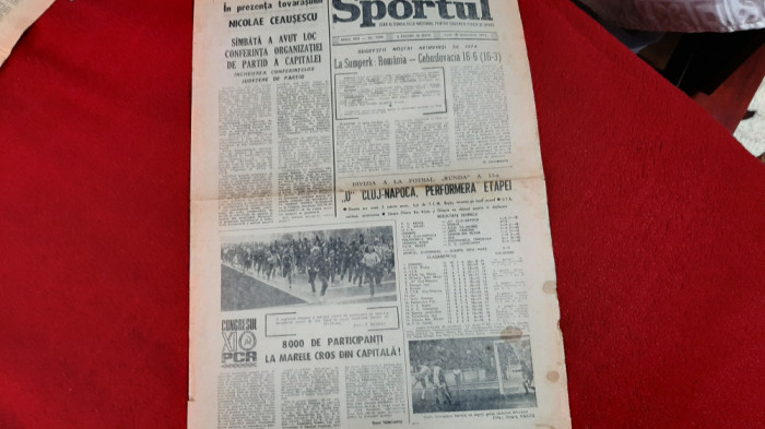 Ziar Sportul 18 11 1974