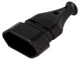 Conector Alimentare AC Mamă Soclu 2P 250V 2.5A Negru
