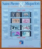 ST.-PIERE -1999-&#039;&#039;ANIV.150 ANI-PRIMUL TIMBRU FRANCEZ&#039;&#039;-&#039;&#039;-COLITA- Yv, =14e-MNH LUX -NESTAMPIL.-VEZI SCAN, Nestampilat