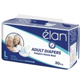 Scutece adulti Elan, marimea L, talie 110-150 cm, 30 buc