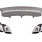 Difuzor Bara Spate cu Ornamente Evacuare Audi A6 4G (2012-2015) S6 Design Performance AutoTuning