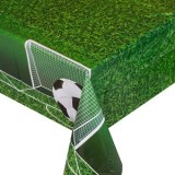 Fata de masă verde cu model teren de fotbal pentru petreceri, CMCLASS