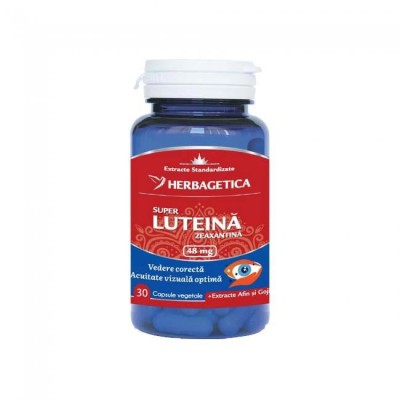 Super Luteina Zeaxantina 30 capsule vegetale Herbagetica foto