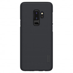 Husa Nillkin Super Frosted + Stand Telefon , Samsung Galaxy S9 Plus , Negru foto