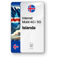 eSIM Internet Islanda, valabil 7 zile, trafic 1 GB, Standard