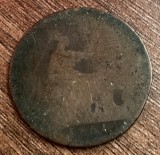 C50 - Moneda foarte veche - Anglia - one penny - 1861