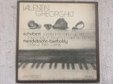 Valentin Gheorghiu Schubert Mendelssohn Recital De Pian disc vinyl lp muzica VG+, VINIL, Clasica, electrecord