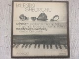 Valentin Gheorghiu Schubert Mendelssohn Recital De Pian disc vinyl lp muzica VG+, VINIL, Clasica, Electrecord