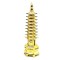 Pagoda celor noua nivele din metal auriu- Medie