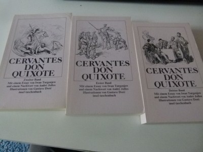 Don Quijote - 3 vol. _ Cervantes foto