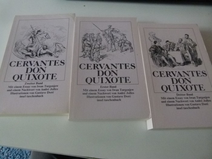 Don Quijote - 3 vol. _ Cervantes