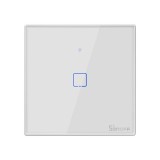 Intrerupator Smart cu Touch WiFi + RF 433 Sonoff T2EU1C TX, (1 canal)