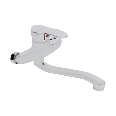 Baterie perete pentru baie pipa lunga, Sanit Lux GF-1144 foto
