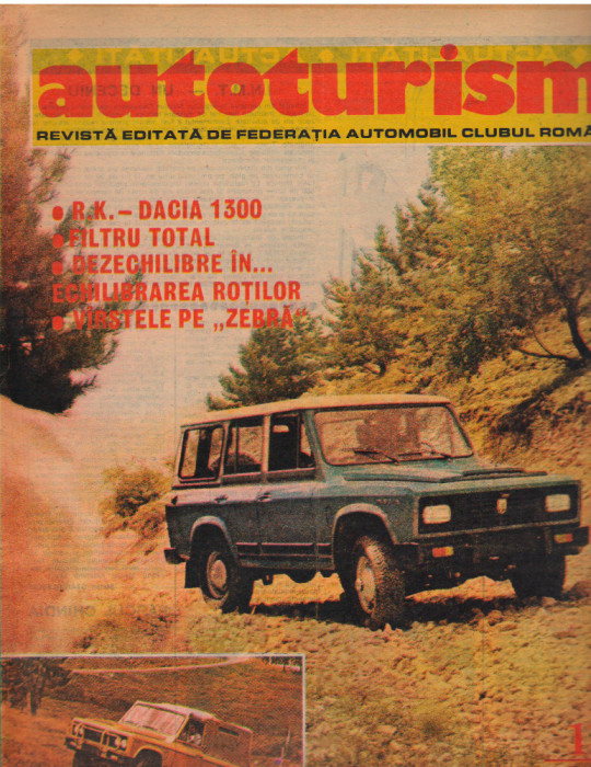 C10329 - REVISTA AUTOTURISM NR 11/1985 DEZECHILIBRARE IN ECHILIBRAREA ROTILOR