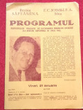 Program fotbal-editat de SOIMII IPA SIBIU (1983)