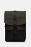 Rains rucsac Trail Backpack Mini W3 culoarea verde, mic, neted, 14300-03