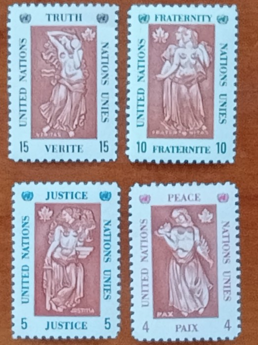 ONU-NY-&#039;&#039;ARTA MODERNA la sediu ONU&#039;&#039;-SERIE 4V-MNH LUX-NESTAMPIL.-VEZI SCAN