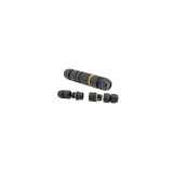 Conector rapid cu 3 pini pentru cablu electric liniar, IP68, 0,5 - 1,5 mm2, Asta