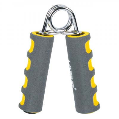 Set Flexor Antrenament Antebraț, LiveUp, M&amp;acirc;nere Spumă, Gri Galben, 2 Bucăți foto