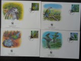 Solomon Isl.-WWF,FDC pasari-set complet