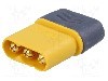 Conector alimentare DC, 500V, 3 pini, seria MR30, {{Dimensiune pin}}. AMASS - MR30-M