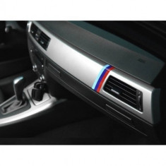 Sticker auto model BMW M Flag (3 buc - 35cm x 1 cm) foto