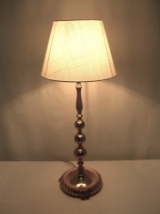 Veioza inalta stil baroc victorian, alamă, vintage