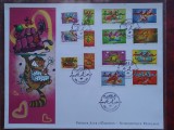 2009-Franta-Invitation-lettre prioritaire-14 buc.-F.D.C.-MNH