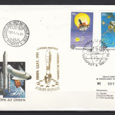 Ungaria 1991 - FDC SPECIAL AUR - EUROPA SPATIALA - Tiraj 60 ex. numerotate