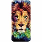 Husa silicon pentru Apple Iphone 6 Plus, Colorfull Lion