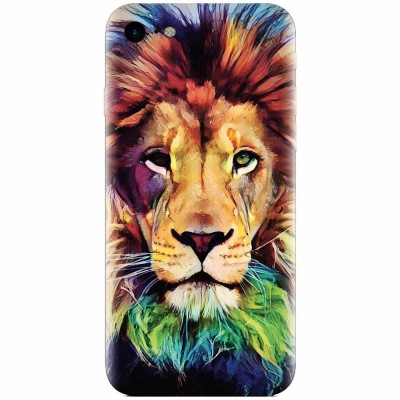 Husa silicon pentru Apple Iphone 6 Plus, Colorfull Lion foto