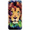 Husa silicon pentru Apple Iphone 6 / 6S, Colorfull Lion