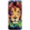 Husa silicon pentru Apple Iphone 6 Plus, Colorfull Lion