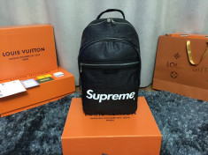 Ghiozdan/geanta/rucsac Louis Vuitton x Supreme de voiaj/scoala/sala LV 2019 !!! foto