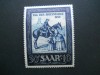 1952 SERIE SAAR, Nestampilat