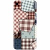 Husa silicon pentru Apple Iphone 5c, Patchwork Vector