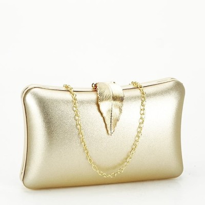 Geanta clutch auriu simplu BME-600 05 foto