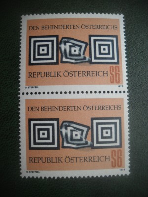 HOPCT TIMBRE MNH 791 CONGRES AJUTOR PERSOANE CU HANDICAP 1978 -1 VAL AUSTRIA foto