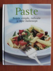 PASTE. RETETE SIMPLE, RAFINATE SI TIPIC ITALIENESTI foto