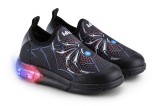 Pantofi Sport LED Bibi Space Spider 24 EU, Negru, BIBI Shoes