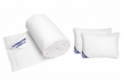 Set Pilota Policotton 180x200 (model linii drepte) + 2 Perne Policotton matlasata 50x70 Relax KipRoom foto
