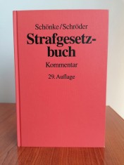 Schonke/Schroder, Codul penal german. Comentariu (in germana) foto