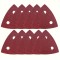 Set 10 de foi de slefuire 80x80x80 mm, Tolsen