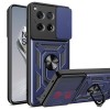 Husa OnePlus 12 protectie camera Techsuit CamShield Series, albastru