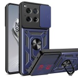 Husa OnePlus 12 protectie camera Techsuit CamShield Series, albastru