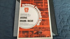 program Arsenal Londra - Dinamo Bacau