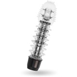 Cumpara ieftin Vibrator Jelly cu Striatii, Intensitate Reglabila, Fara BPA, Rezistent la Apa, Flexibil, pentru Senzatii si Placeri Unice, Usor de Curatat, Portabil,