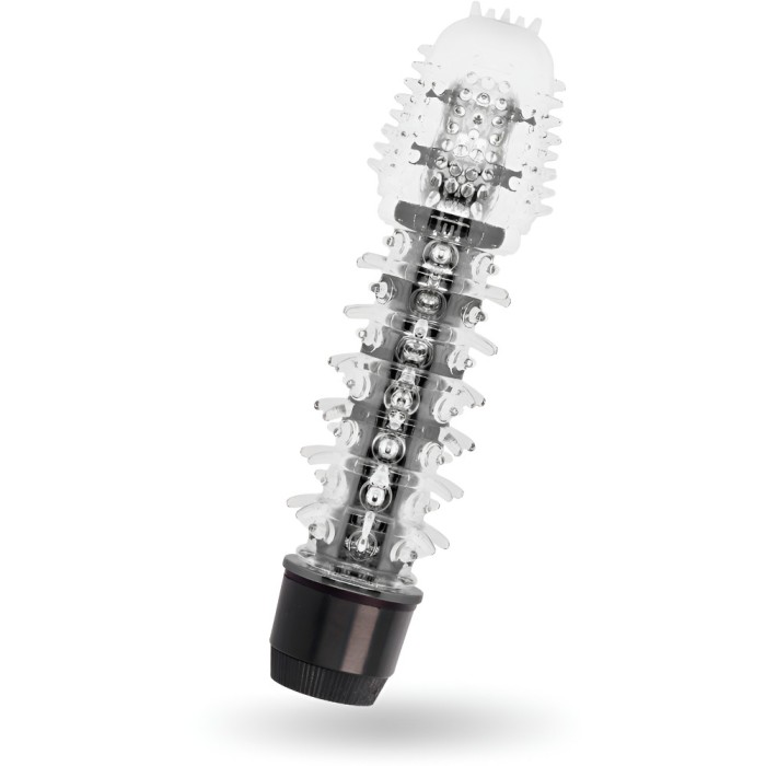 Vibrator Jelly cu Striatii, Intensitate Reglabila, Fara BPA, Rezistent la Apa, Flexibil, pentru Senzatii si Placeri Unice, Usor de Curatat, Portabil,
